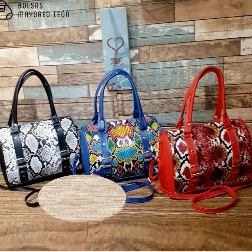 Cindy Snake Pattern Premium 3 Piece Bags Set